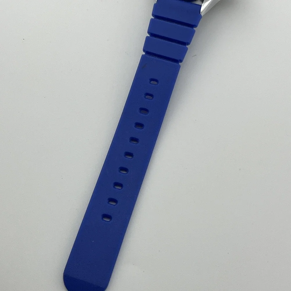 Vintage 1986 Le Jour Sea Line Sixty Color Wheel Watch Blue Band-For Parts/Repair